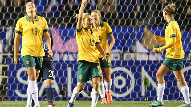 The Westfield Matildas will feature in a double header with the Socceroos in Melbourne.