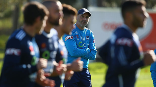 Kevin Muscat puts his Victory players through their paces.