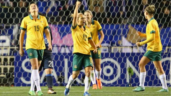 Roar stars shine for victorious Matildas