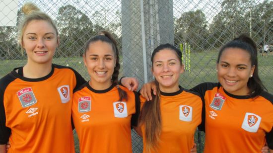 Four Roar girls named as Young Matildas