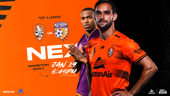 Fixture confirmed: Brisbane Roar to host Perth Glory this Wednesday