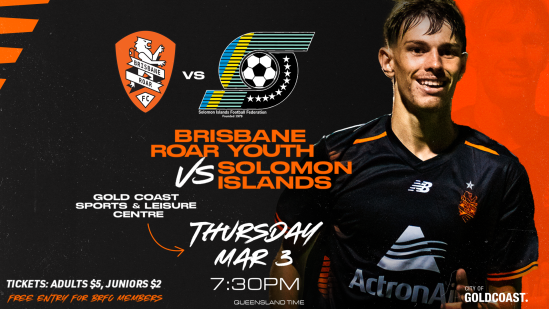 Young Roar to face Solomon Islands this Thursday